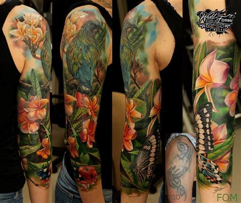 20 Realistic Nature Tattoo Sleeves • Tattoodo