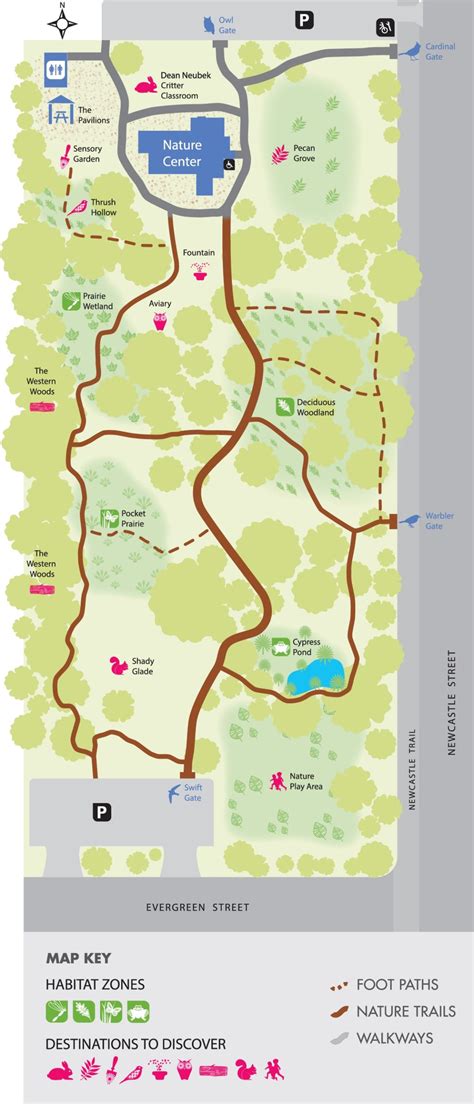Park Map Nature Discovery Center
