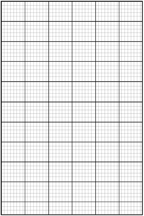 Large Graph Paper Printable Template In Pdf
