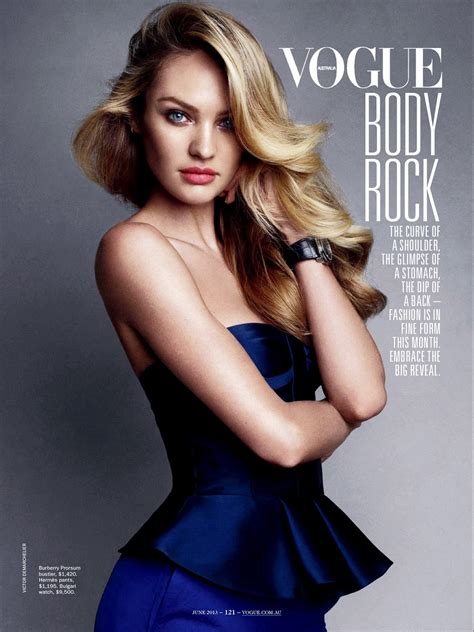 Sweet As Candi Candice Swanepoel By Victor Demarchelier For Vogue