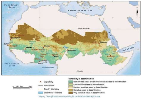 Desertification Sensitivity Index For The Sahel And West Africa Zone