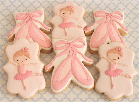 Ballerina Cookies By Miss Biscuit In 2020 Ballerina Cookies Baby