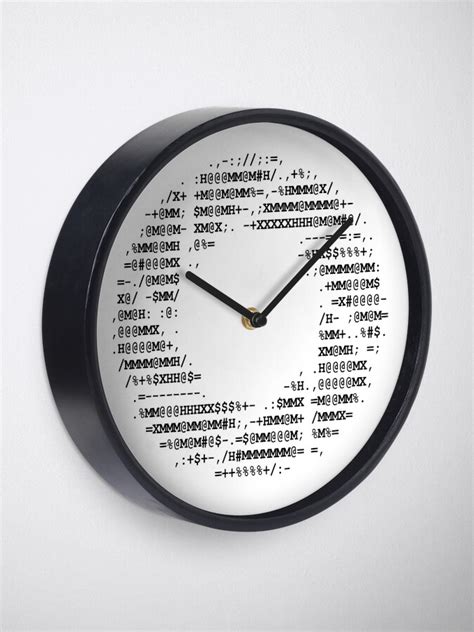 Aperture Science Ascii Logo Auf Weiß Uhr Von Fbsarts Redbubble