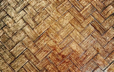 Free Background Image Of ﻿woven Bamboo Wooden Floor Texture