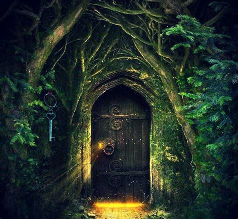 Mystic Doorway Fantasy Landscape Fairy Tales Fantasy World