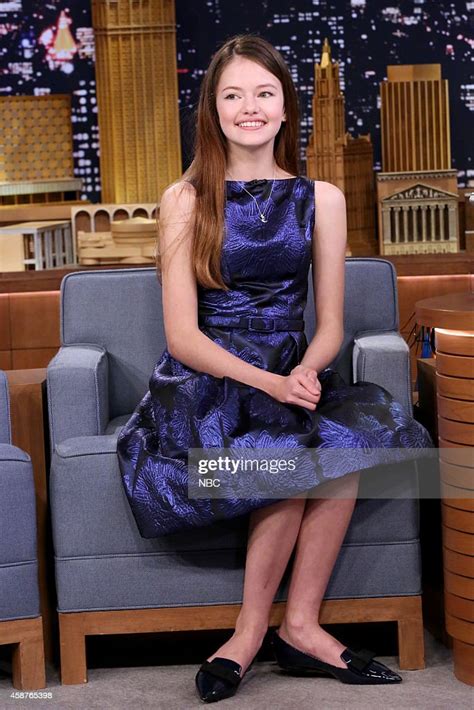 Actress Mackenzie Foy On November 10 2014 News Photo Getty Images