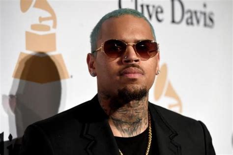 Chris Brown Debuts New Purple Hair 24hip Hop