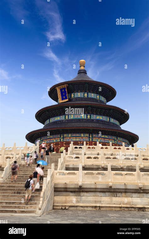 Beijing Temple Of Heaven Stock Photo Alamy