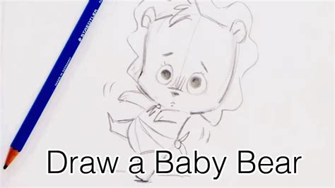 If you want to freehand, just hide all of the color layers except for the base and draw on there!. How To Draw a Baby Bear (Bear Cub) - YouTube