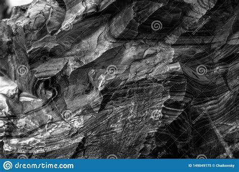 Natural Black Volcanic Stone Texture Venetian Plaster Background Dark