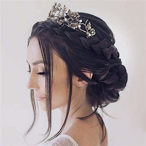Beautiful Wedding Updo Hairstyle Ideas Braided Hairstyles For Wedding Quince Hairstyles