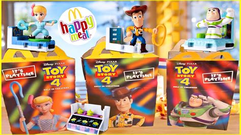 Toy Story 4 Movie Mcdonalds Happy Meal Toys June 2019 Youtube