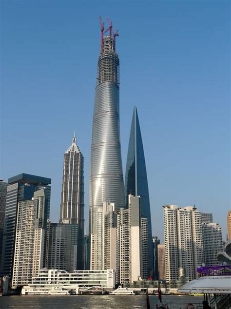 Shanghai Tower Under Construction Picture