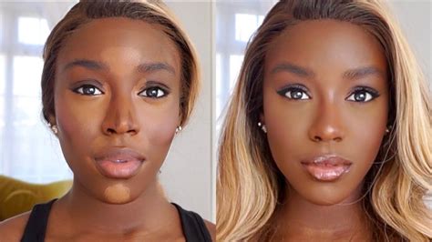 Updated Everyday Makeup Look On Dark Skin Beginner Friendly Youtube