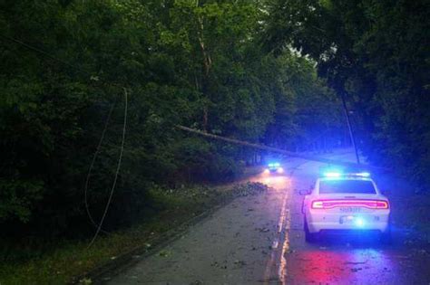 Strong Storms Down Trees Power Lines Statesboro Herald