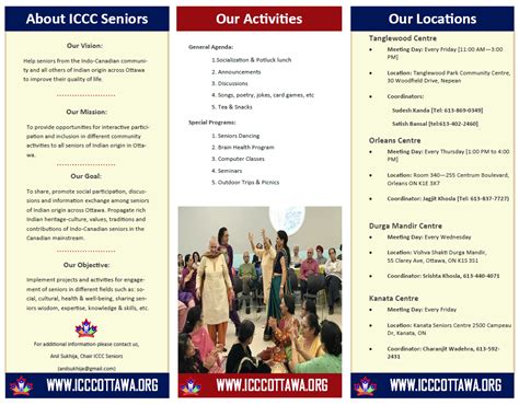 About Seniors Programs Indo Canadian Community Centre