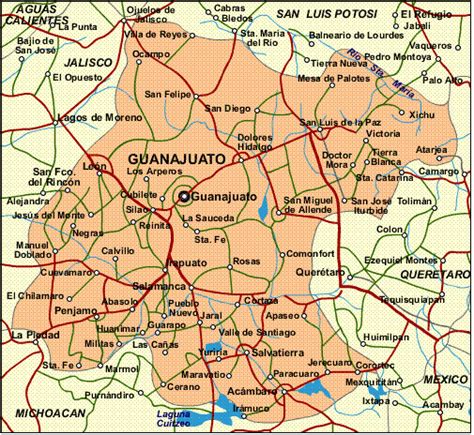 Geografia De La Ciudad De Guanajuato