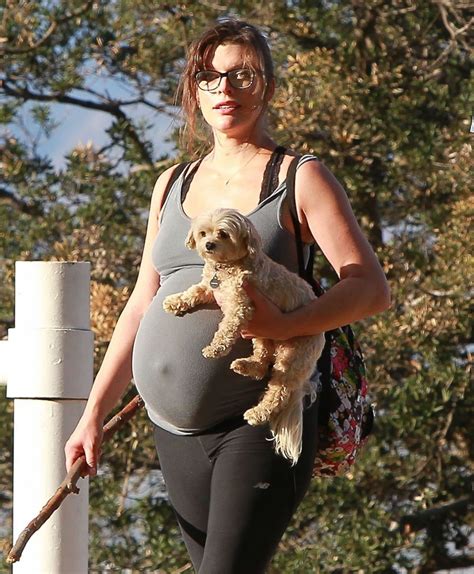 Milla Jovovich Pregnant