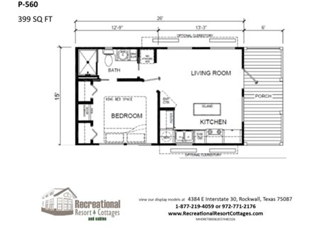 P Series P 560 By Recreational Resort Cottages House Floor Plans