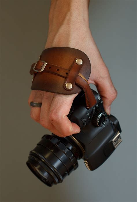 Adjustable Leather Camera Hand Strap Desiredleather