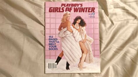 Playboy Girls Of Winter Gig Gangel Lonny Chin Marianne Gravatte Ebay