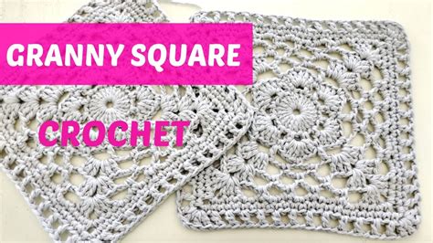 Square Crochet Step By Step Youtube