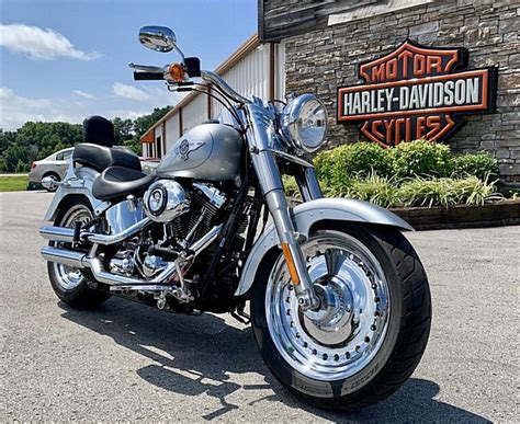 Harley Davidson Flstf Softail Fat Boy Brilliant Silver