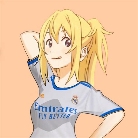 Kaori Miyazono X Real Madrid Futebol Anime Personagens De Anime