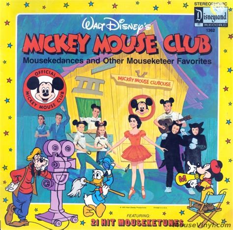 The mickey mouse club is an american variety television show that aired intermittently from 1955 to 1996 and returned to social media in 2017. Walt Disney's Mickey Mouse Club by Disneyland Records ...