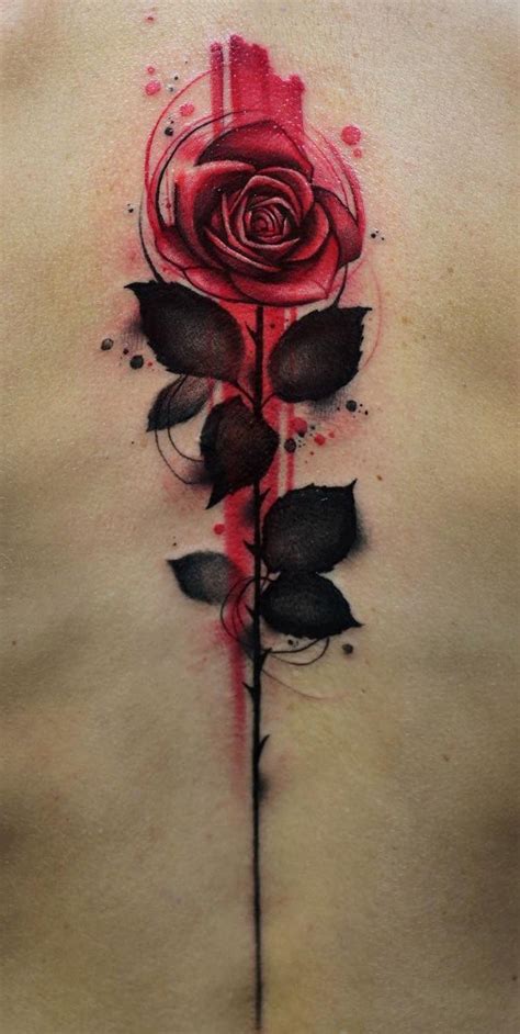 Rose drawing tattoo tattoo sketches tattoo drawings rose drawings watercolor tattoos pencil drawings leg tattoos body art tattoos sleeve tattoos. Watercolor Tattoos Will Turn Your Body into a Living ...