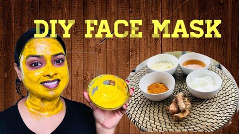 D I Y Face Mask Using Turmeric Yogurt Honey Bengal Gram Flour Aka
