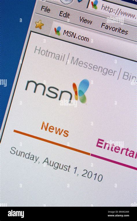 Msn Messenger High Resolution Stock Photography And Images Alamy