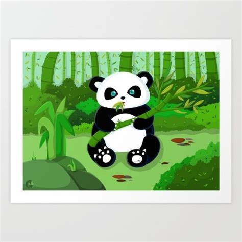 Panda Art Print By Zaryakiqo Panda Art Panda Artwork Cute Panda