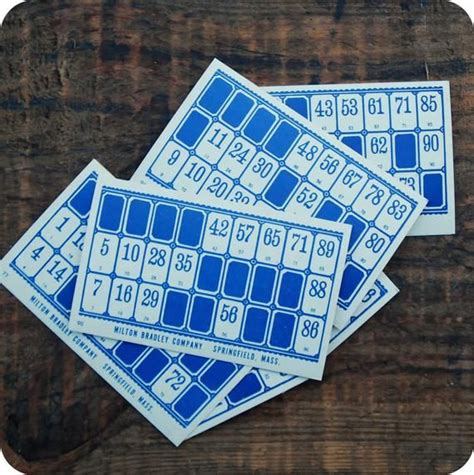 Vintage Lotto Bingo Cards Milton Bradley Game Cards Set Of 6