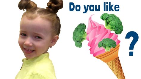Do You Like Broccoli Ice Cream Nursery Rhemes Food Song By Ulya YouTube