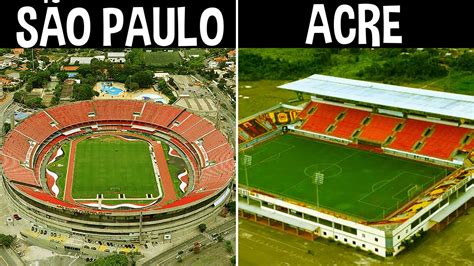 O Maior Estádio De Cada Estado Do Brasil Youtube