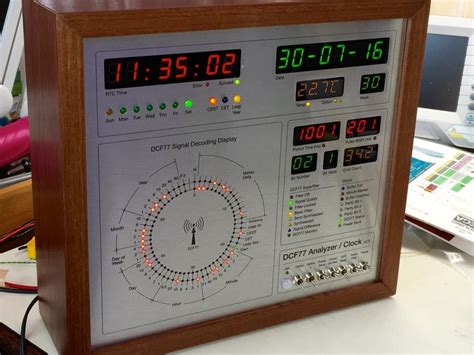 Dcf77 Analyzerclock V20 Clock Radio Clock Arduino Projects