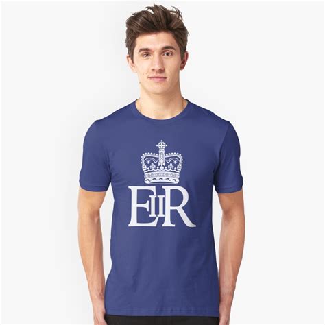 The Royal Cypher Of Queen Elizabeth Ii T Shirt By Woofang Redbubble