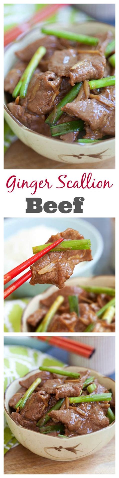 Ginger And Scallion Beef Tender Juicy And Super Delicious Ginger