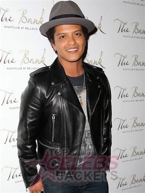 Topcelebsjackets Bruno Mars Leather Jacket Pradux