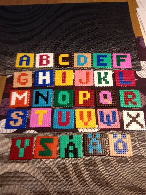 Hama Beads Kids Alphabet By Kirppinen Hama Beads Perler Beads