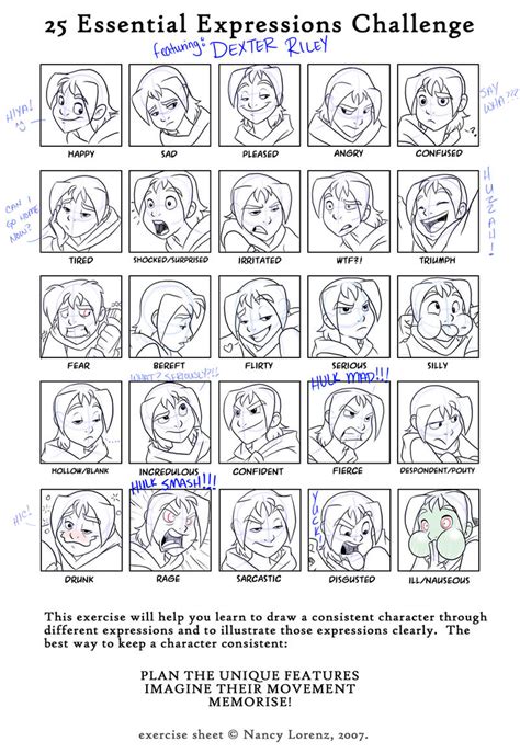 25 Essential Expressions By Aeolus06 On Deviantart