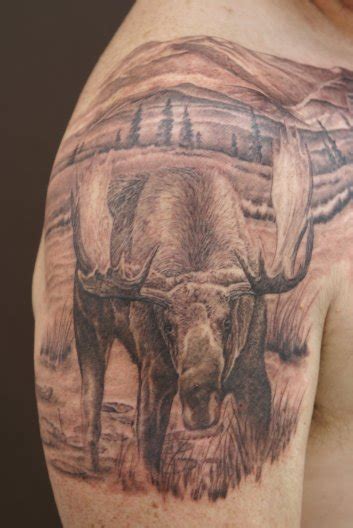 Moose Tattoos Designs Ideas And Meaning Tattoos For You