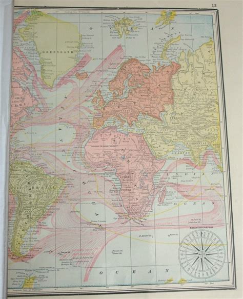 Iliffs Imperial Atlas Of The World Map Of British Columbia Par John W