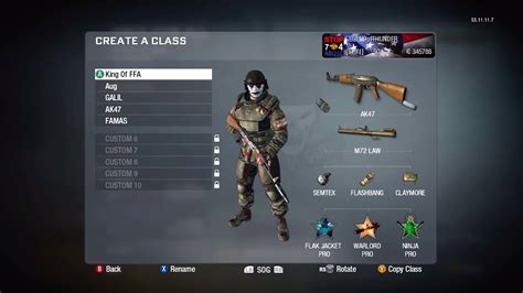 Call Of Duty Black Ops Best Class Setup For Free For All Cod Bo1 Ak47