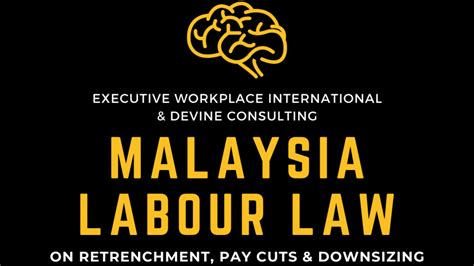 The director general of labour (appointed under the ea) has the power to investigate complaints of discrimination related to a foreign employee, sexual harassment or the government is currently reviewing the labour and employment laws of malaysia. Malaysia Labour Law | Executive Workplace International