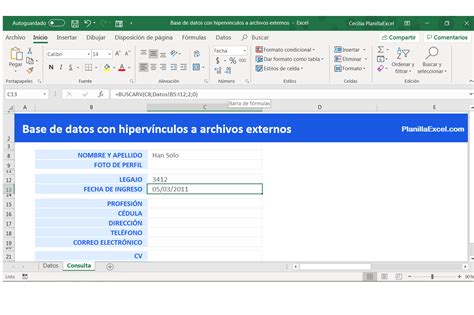 C Mo Hacer Una Base De Datos En Excel Con Enlaces A Archivos