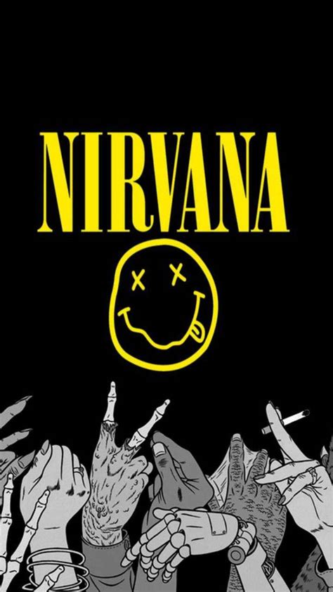 Download Nirvana Smiley Face Logo Wallpaper