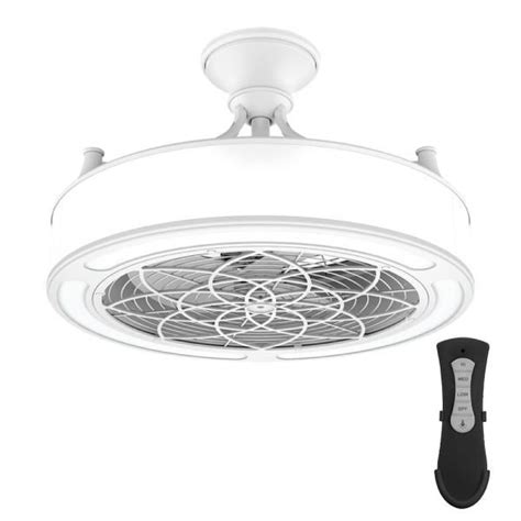 In comparison, fans with a ul damp rating can be installed if your outdoor space has a ceiling that does not allow direct contact with liquids, or weather conditions like rain or snow. Stile Anderson 22 in. LED Indoor/Outdoor Brushed Nickel ...