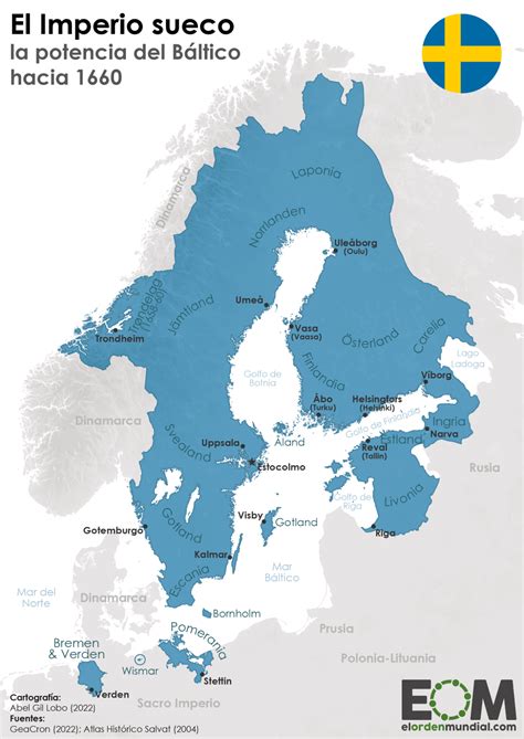 Swedish Empire C 1660 By Elordenmundial Maps On The Web